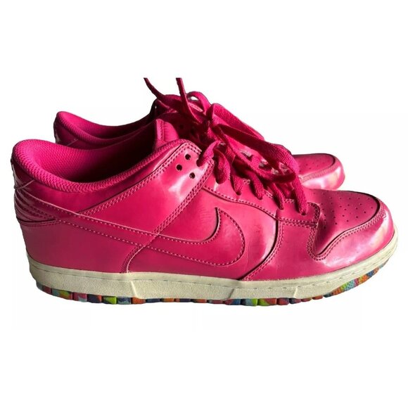 Nike Dunk Low "Fruity Pebbles" Women's 11.5/Men's 10 Patent Leather Pink 2010 - Picture 1 of 6